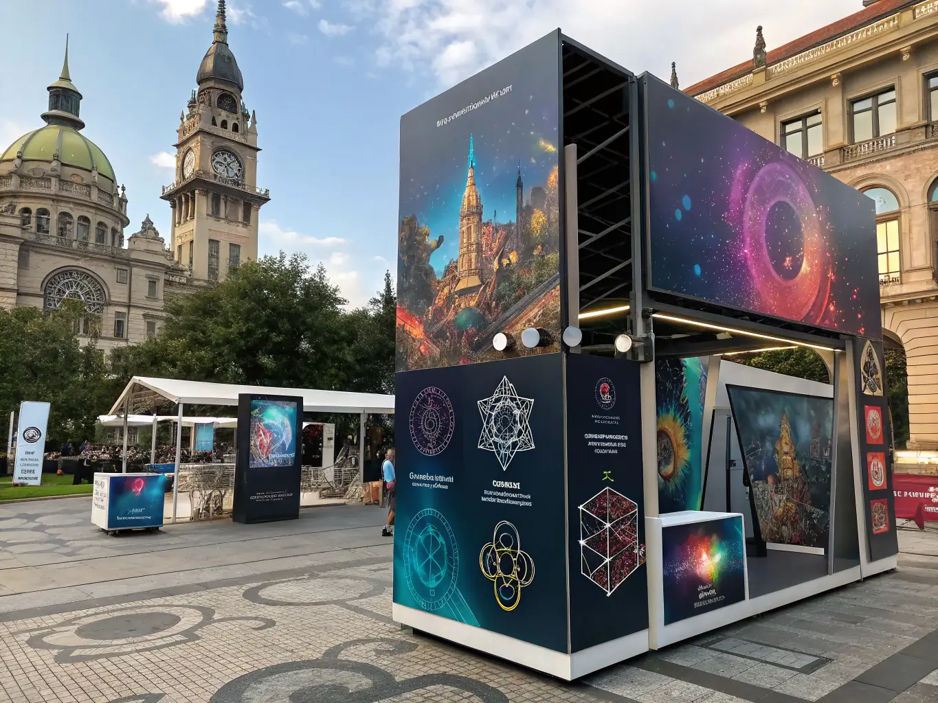 A creative image showcasing a variety of marketing materials, including brochures, social media posts, and website designs, all reflecting a consistent and compelling brand message.